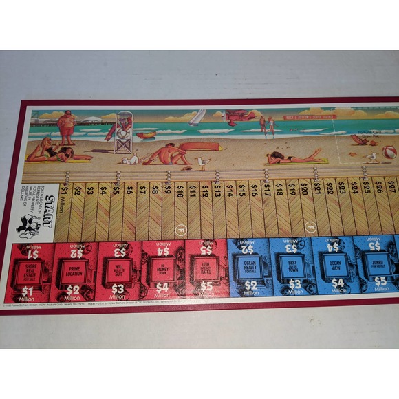 Vintage 1985 Advance To Boardwalk Board Game Parker Brothers Complete - Picture 6 of 9